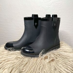 Jimmy Choo Edie Black Rain Boot
